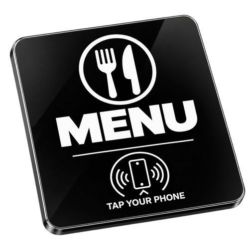 5 × Placa Menú NFC