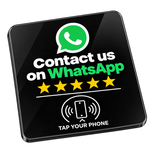 Placa WhatsApp NFC