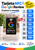 Tarjeta Google Review NFC